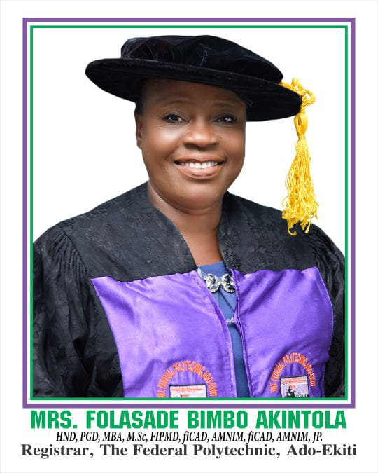 The Registrar, Federal polytechnic Ado-Ekiti